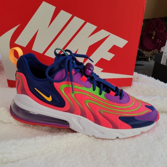 Nike Other - Like New Air Max 270 React Eng Raspberry Ripple Athletic Shoes - 10.5